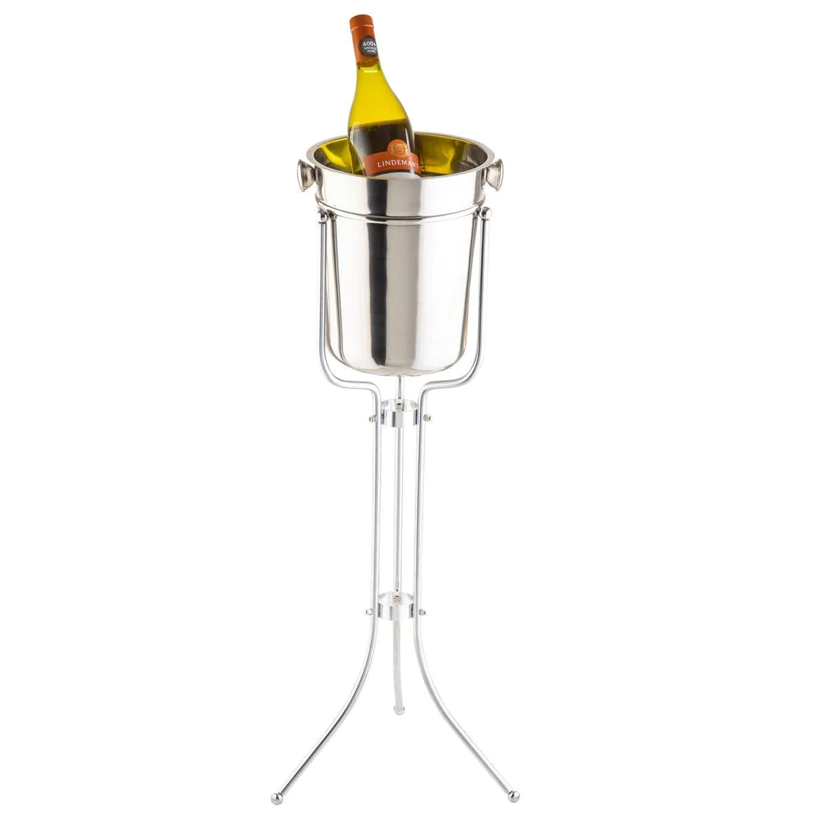 Chrome Plated Bucket Stand