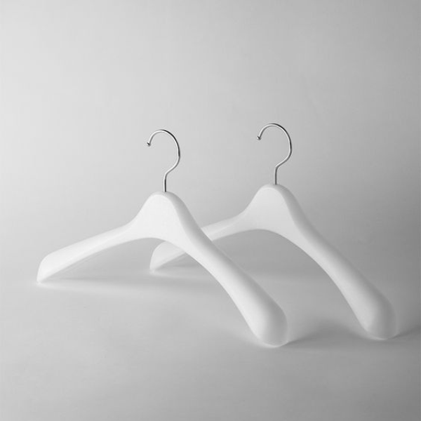 white hangers