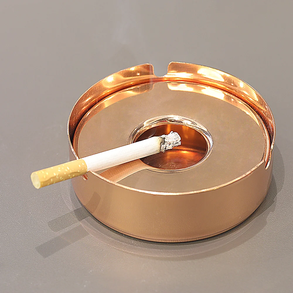 Round Ashtray Cu Finish