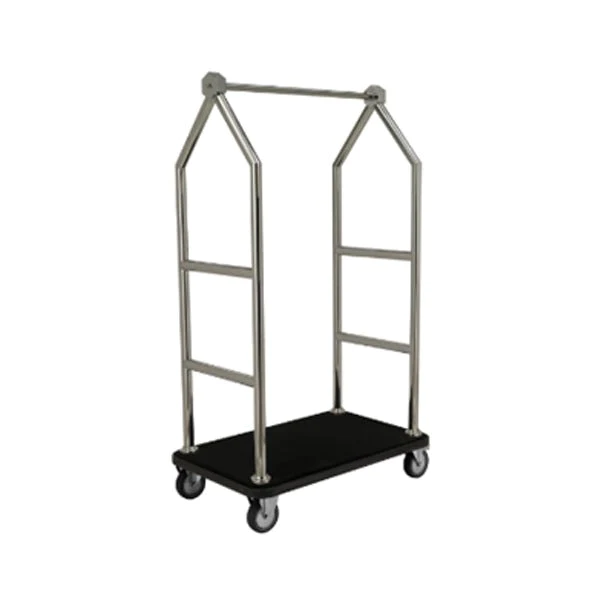 Hotel Luggage Trolley Silver