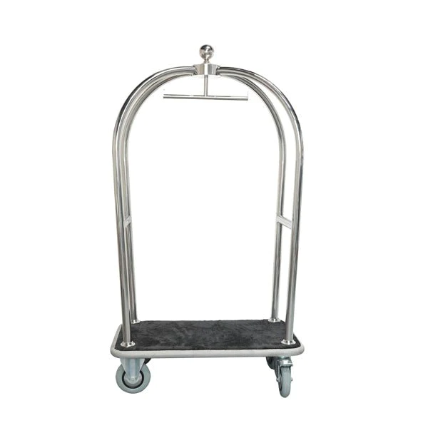  Hotel Luggage Trolley Silver