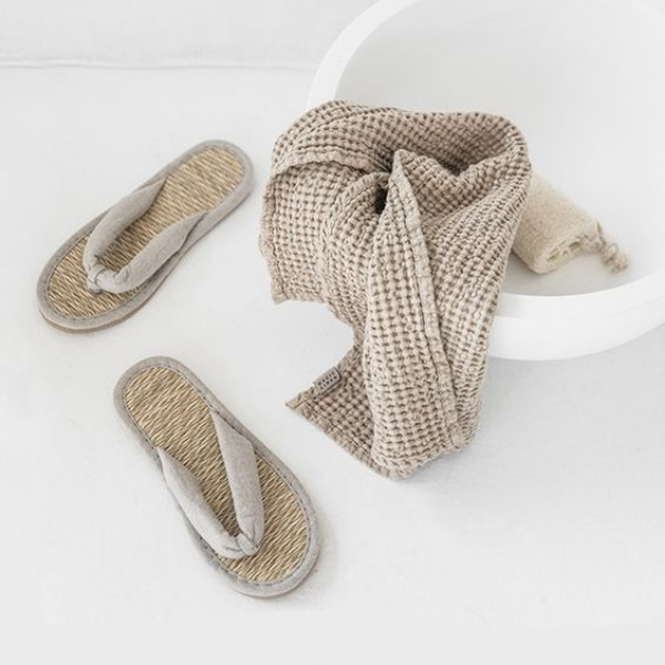 LIinen Towel Slippers