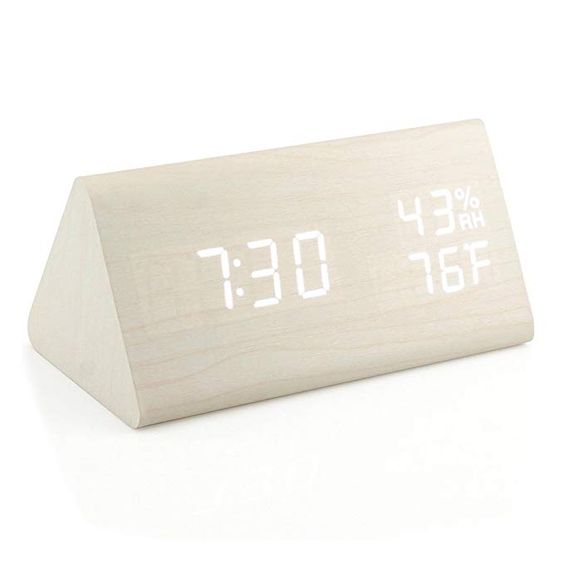 Wood Alarm Clock