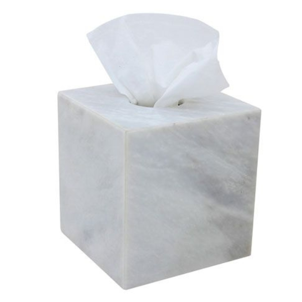 Marble Tissue Box Holder