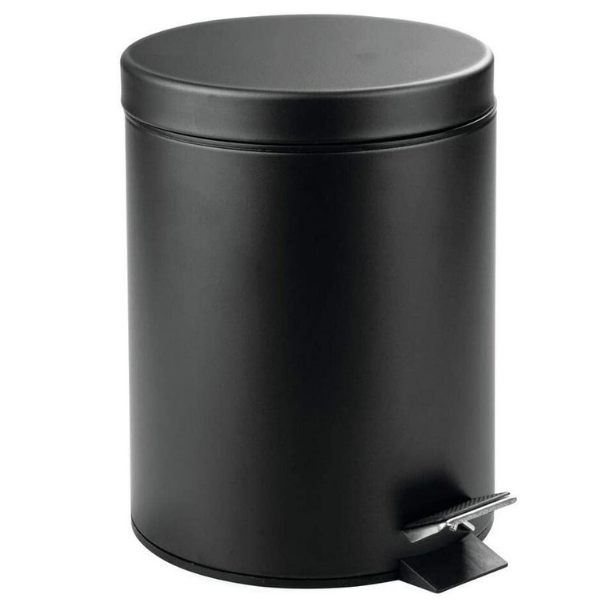 Metal Bin Black 