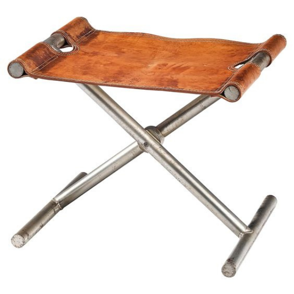 Ottaman Leather Luggage Rack