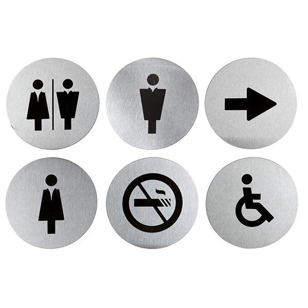 Washroom Sign, Mixed Set