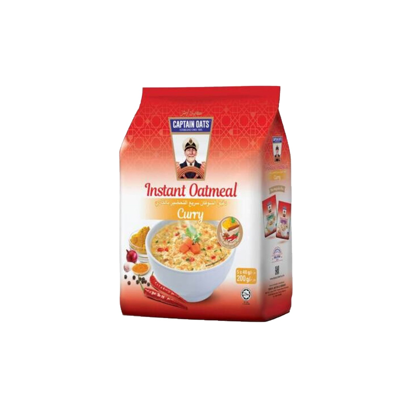 Captain Oats Instent Oatmeal Curry 24x5x40 Gm