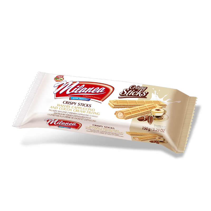 Lumar - Crispy Sticks with Cappuccino & cocoa Cream Filling 20 x 150g